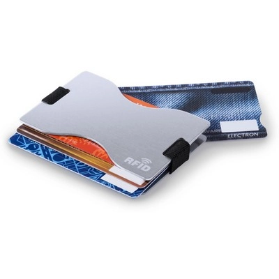 Etui na karty kredytowe, ochrona RFID V9854-32 srebrny
