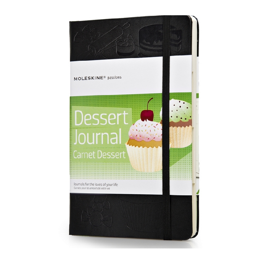 Dessert Journal specjlany notatnik Moleskine Passion Journal VM315-03 czarny