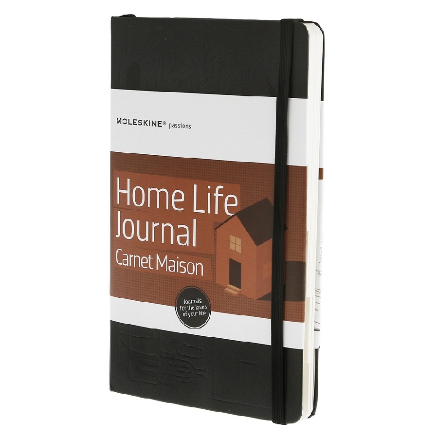 Home Life Journal specjlany notatnik Moleskine Passion Journal VM317-03 czarny