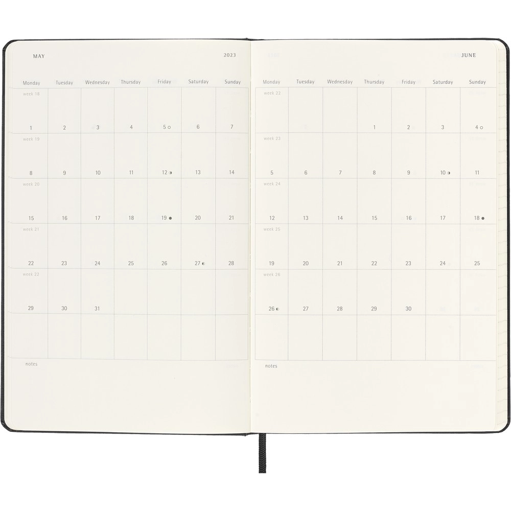 Kalendarz VM394-03 czarny