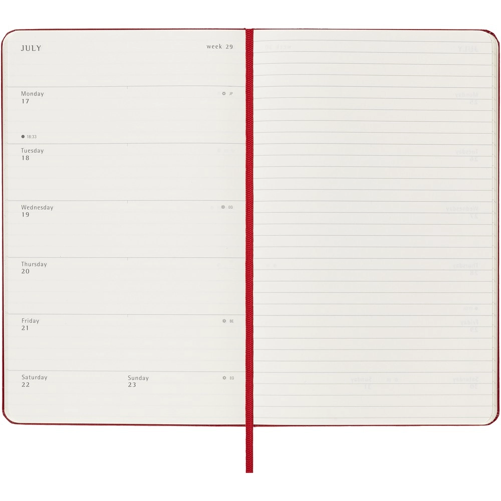 Kalendarz VM399-05-2019 czerwony