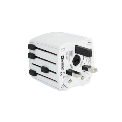 Kompaktowy adapter podróżny SKROSS MUV Micro VSK02-02 biały