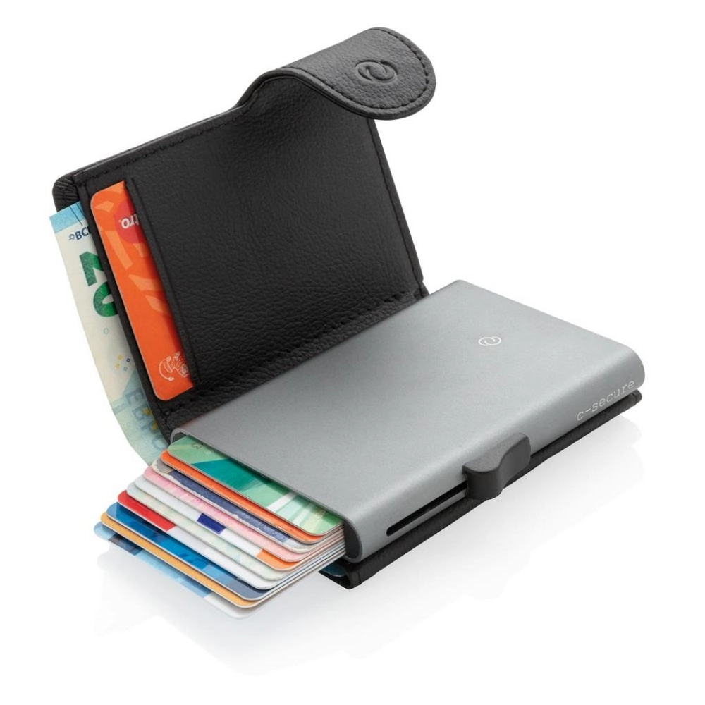 Portfel, etui na karty kredytowe C-Secure XL, ochrona RFID P850-531