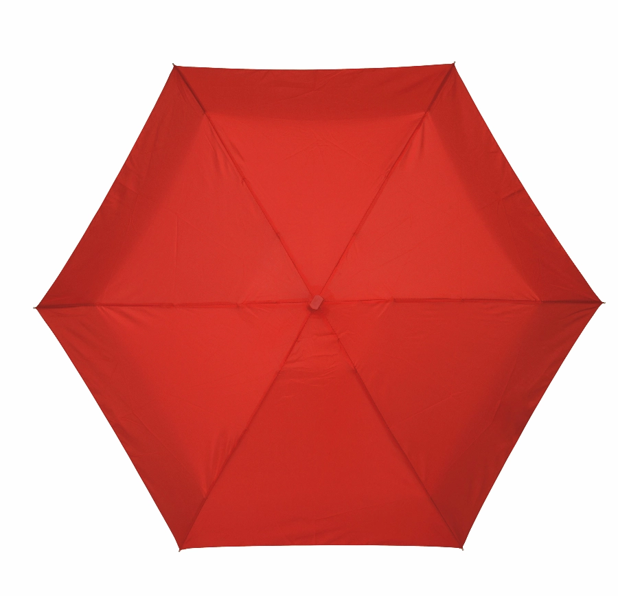 Lekki, super-mini parasol POCKET, czerwony 56-0101052 czerwony