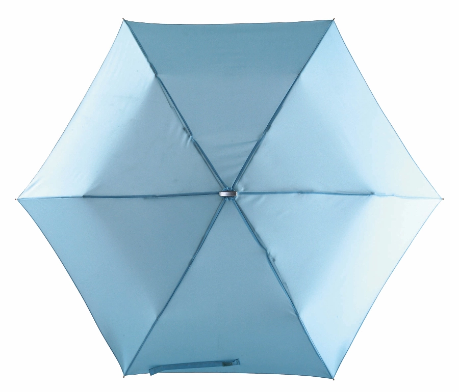 Super płaski parasol składany FLAT, jasnoniebieski 56-0101142 niebieski
