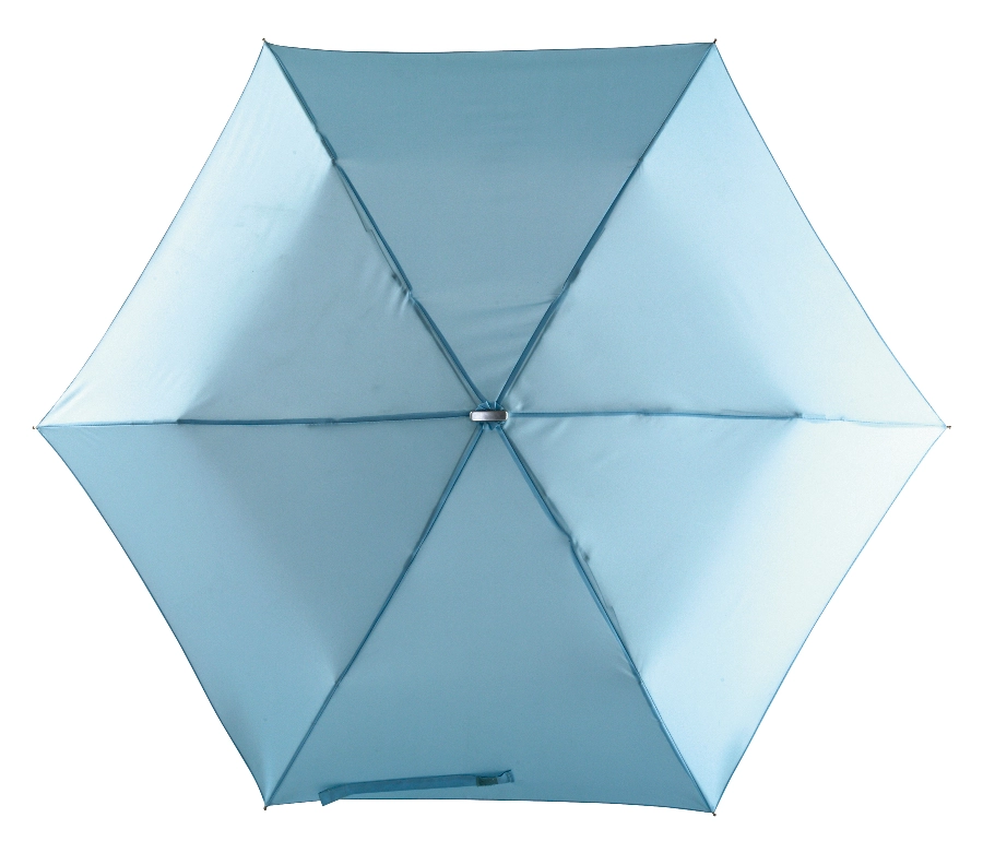 Super płaski parasol składany FLAT, jasnoniebieski 56-0101142 niebieski