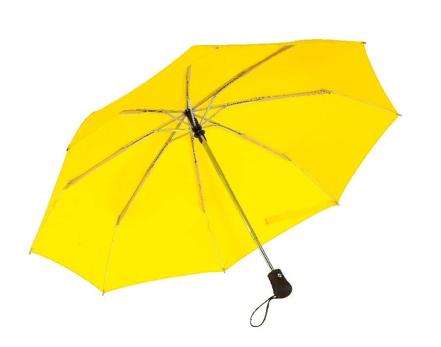 Automatyczny, wiatroodporny, kieszonkowy parasol BORA, żółty 56-0101185 żółty