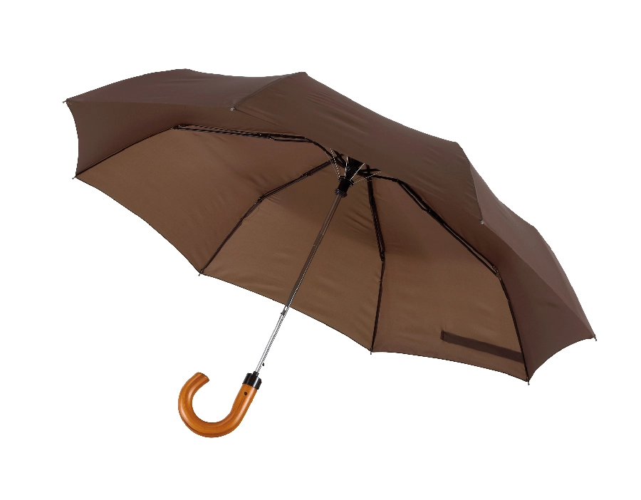 Męski parasol automatyczny LORD, ciemny brąz 56-0101192 brązowy