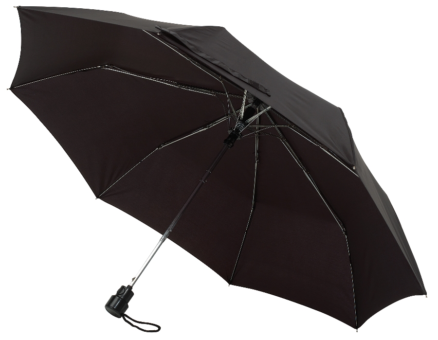 Automatyczny parasol kieszonkowy PRIMA, czarny 56-0101213 czarny