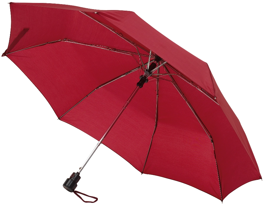 Automatyczny parasol kieszonkowy PRIMA, bordowy 56-0101216 czerwony