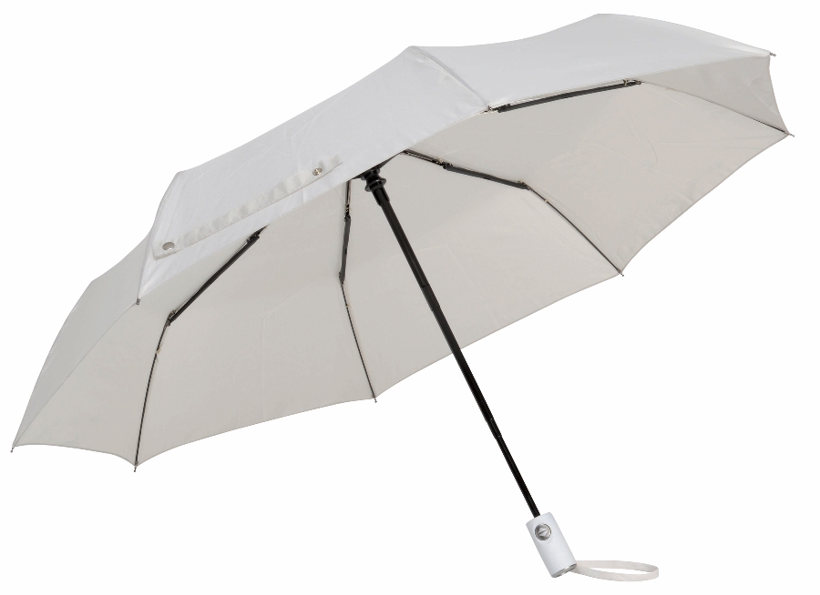 Automatyczny, wiatroodporny, składany parasol ORIANA, jasnobeżowy 56-0101222
