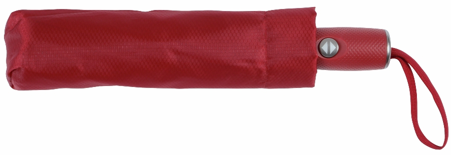 Automatyczny, wiatroodporny, składany parasol ORIANA, ciemnoczerwony 56-0101223