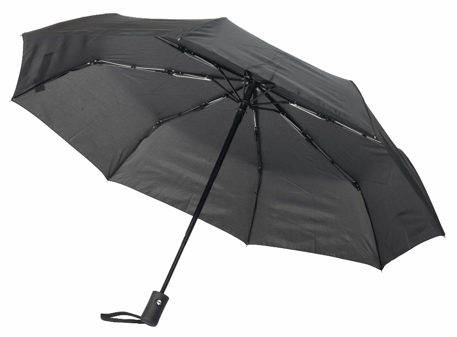 Automatyczny, wiatroodporny parasol kieszonkowy PLOPP, czarny 56-0101261