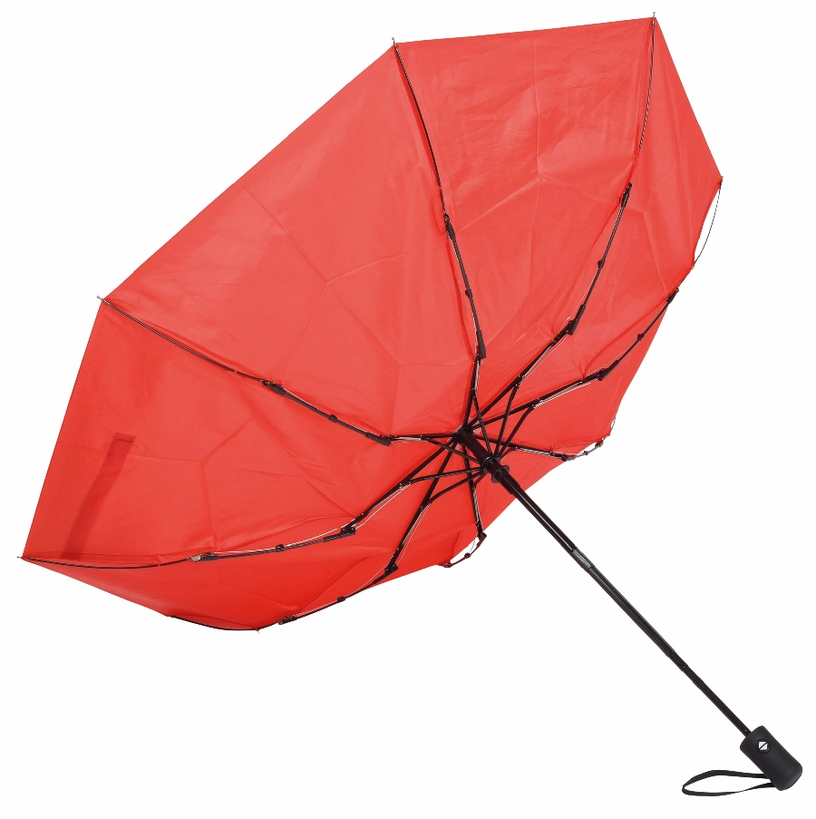 Automatyczny, wiatroodporny parasol kieszonkowy PLOPP, czerwony 56-0101263