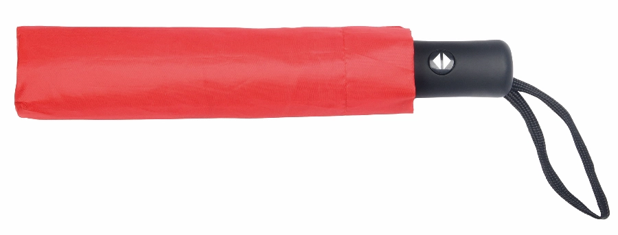 Automatyczny, wiatroodporny parasol kieszonkowy PLOPP, czerwony 56-0101263