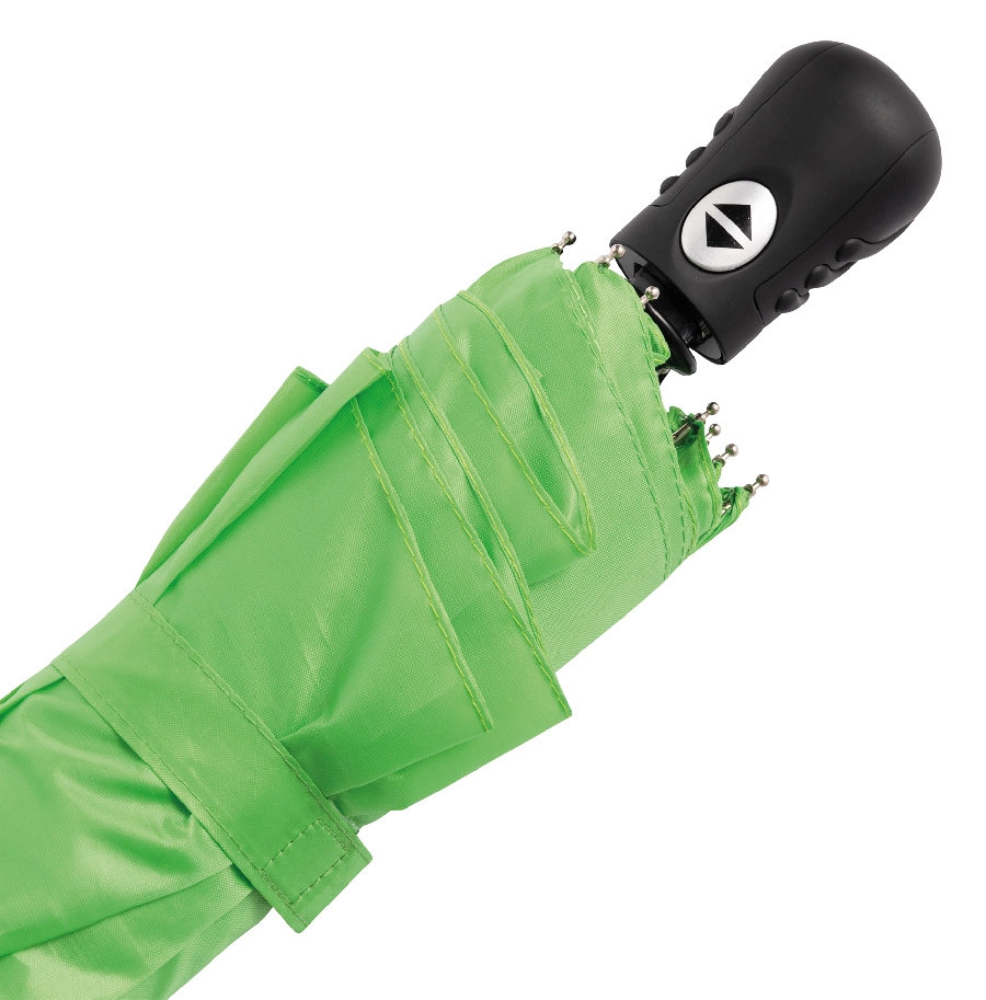 Automatyczny, wiatroodporny, kieszonkowy parasol BORA, jasnozielony 56-0101280