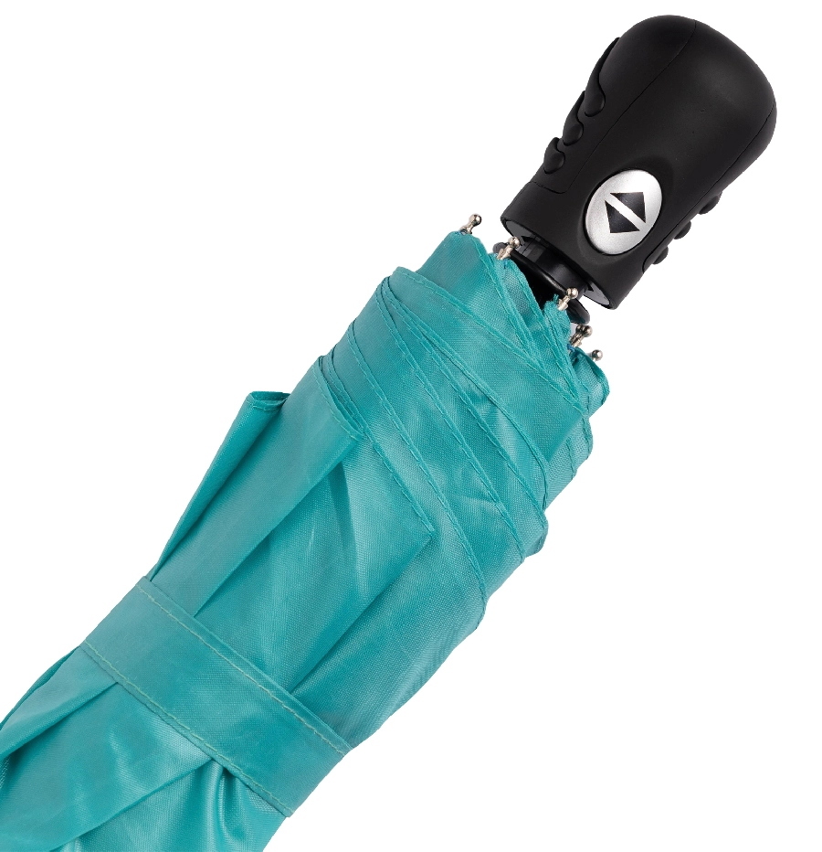 Automatyczny, wiatroodporny, kieszonkowy parasol BORA, turkusowy 56-0101284