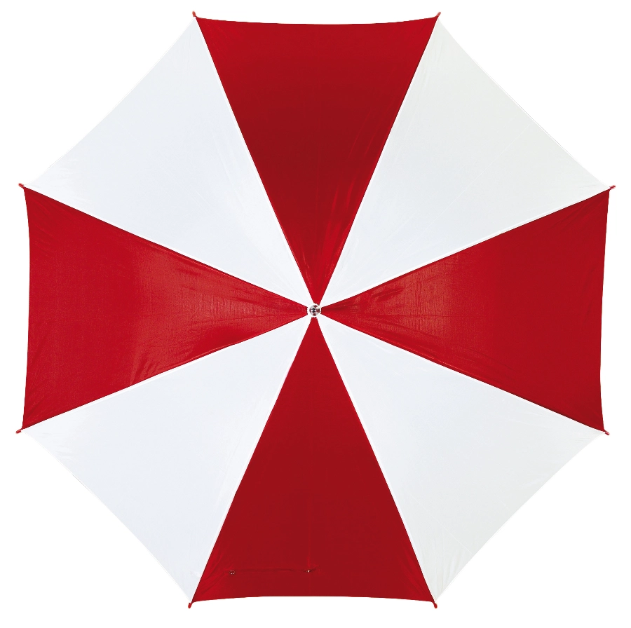 Automatyczny parasol DISCO, biały, czerwony 56-0103011 biały