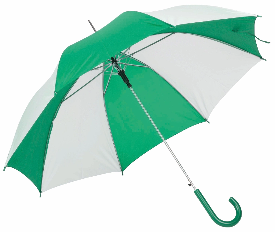 Automatyczny parasol DISCO, biały, zielony 56-0103013 zielony