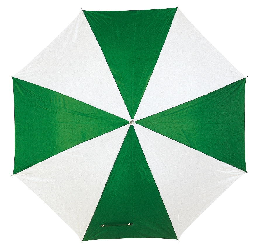 Automatyczny parasol DISCO, biały, zielony 56-0103013 zielony