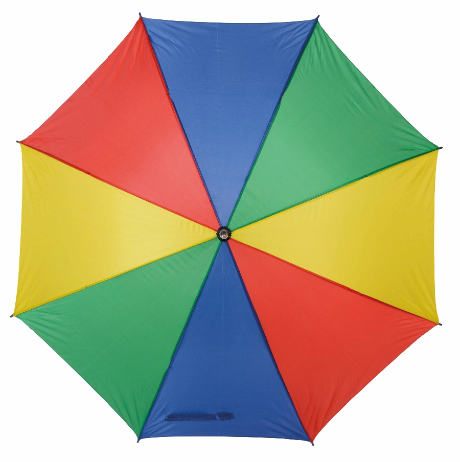 Automatyczny parasol DISCO, czerwony, niebieski, zielony, żółty 56-0103015 wielokolorowy