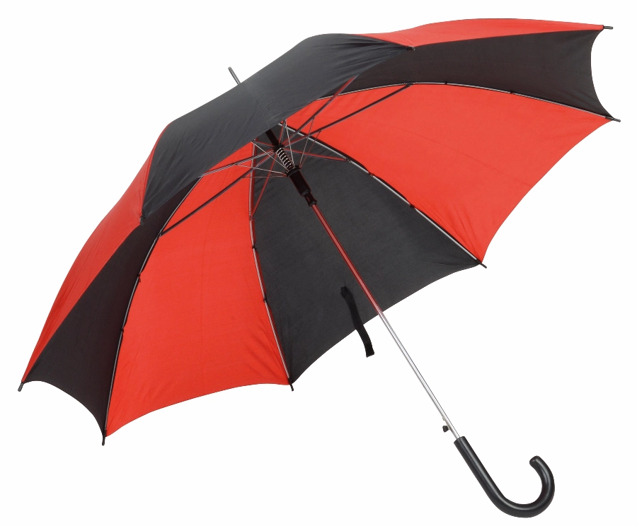 Automatyczny parasol DISCO, czarny, czerwony 56-0103018 czarny