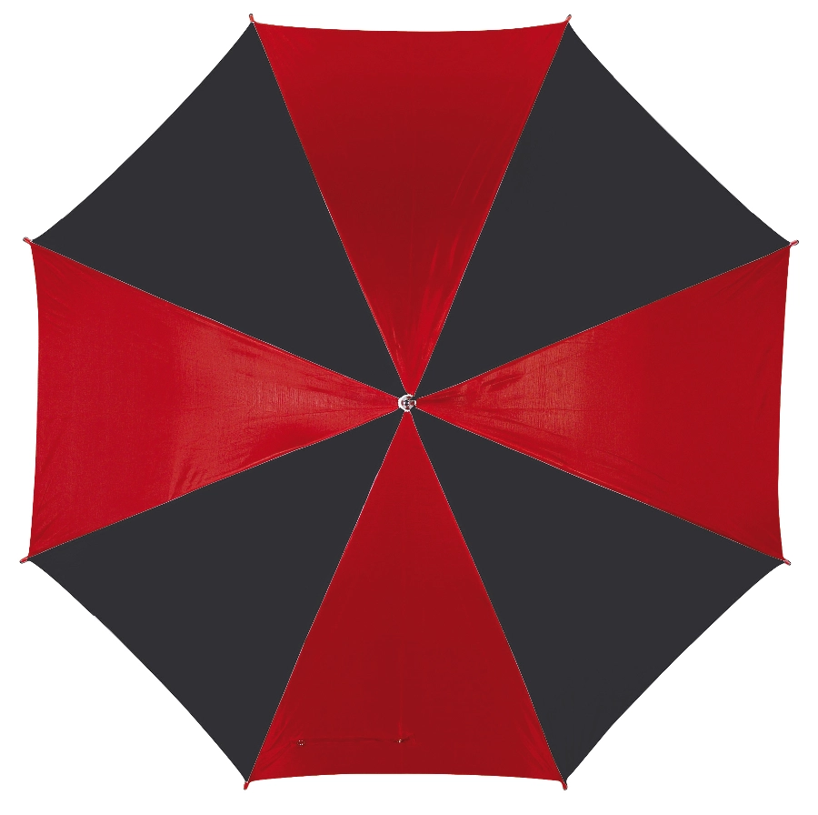 Automatyczny parasol DISCO, czarny, czerwony 56-0103018 czarny