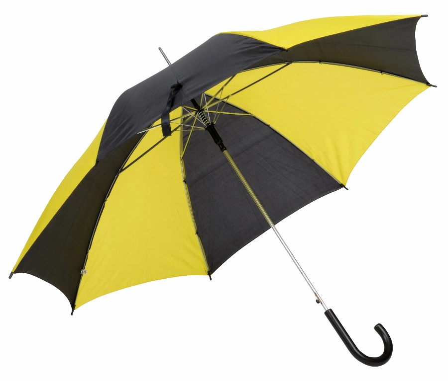 Automatyczny parasol DISCO, czarny, żółty 56-0103019 czarny