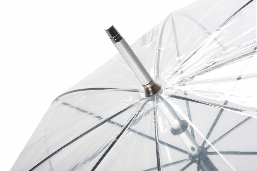 Parasol PANORAMIX, srebrny, transparentny 56-0103035 transparentny