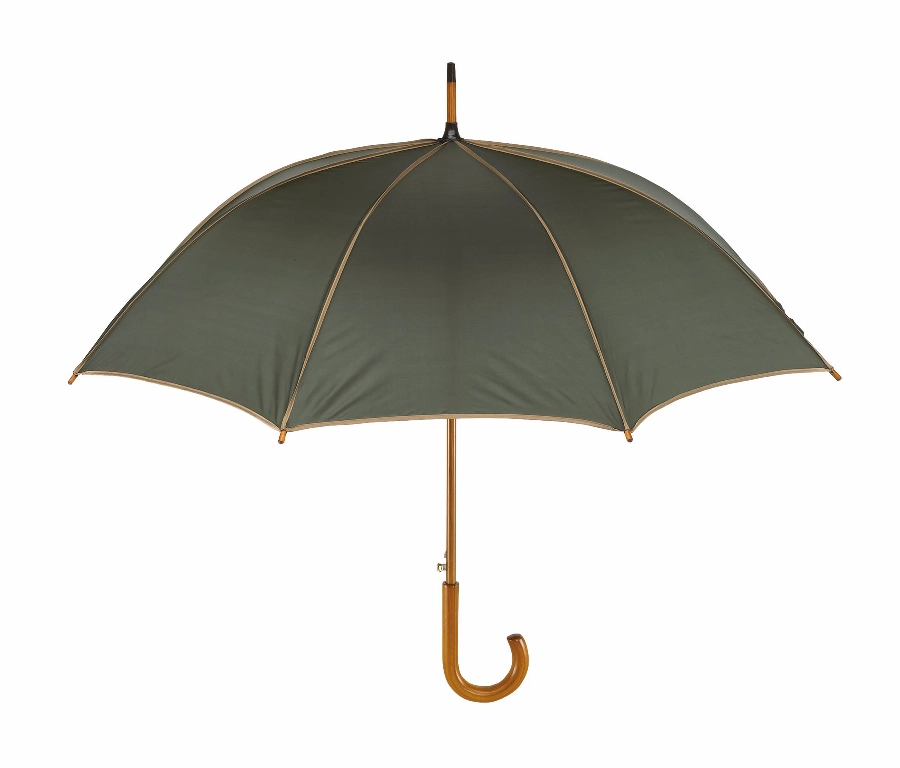 Automatyczny parasol WALTZ, beżowy, ciemnozielony 56-0103091 zielony