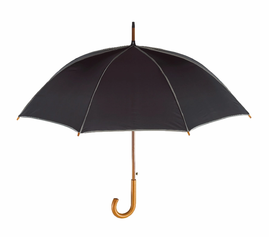 Automatyczny parasol WALTZ, czarny, szary 56-0103093 czarny