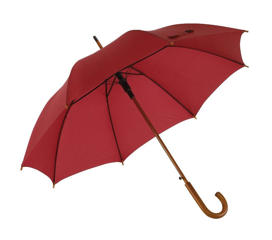 Automatyczny parasol TANGO, bordowy 56-0103138 czerwony