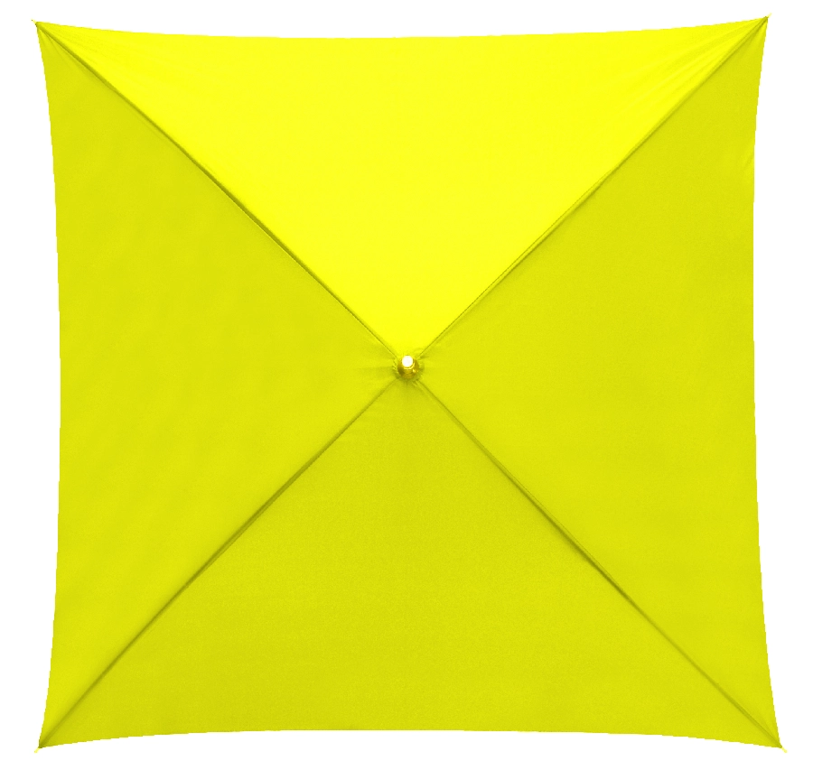 Parasol o kwadratowej czaszy QUATRO, żółty 56-0103275 żółty
