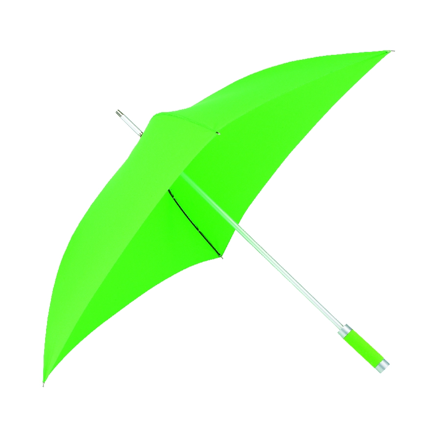 Parasol o kwadratowej czaszy QUATRO, jasnozielony 56-0103276 zielony