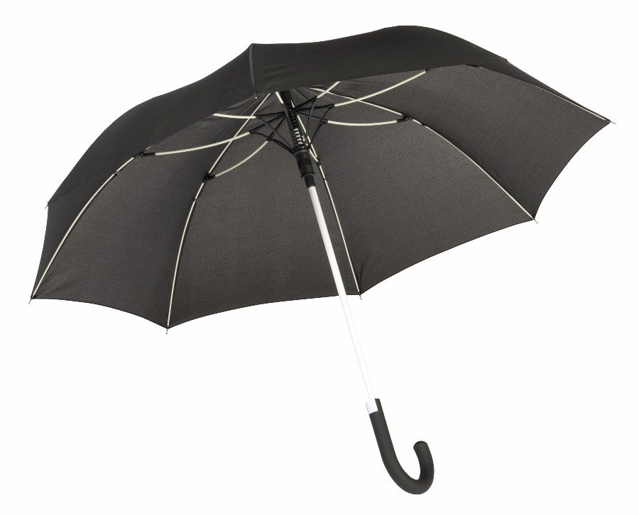 Automatyczny parasol CANCAN, biały, czarny 56-0103352 czarny
