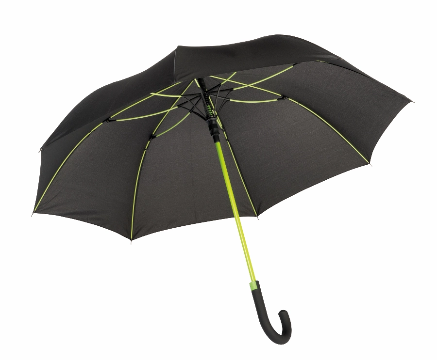 Automatyczny parasol CANCAN, czarny, jasnozielony 56-0103354 czarny