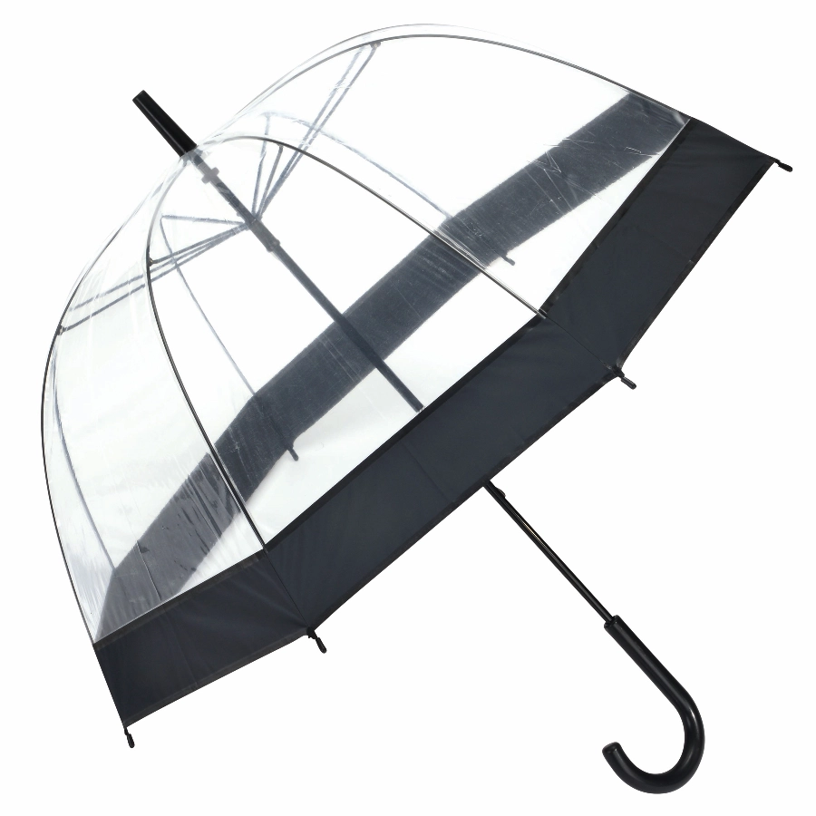 Parasol HONEYMOON, czarny, transparentny 56-0103391