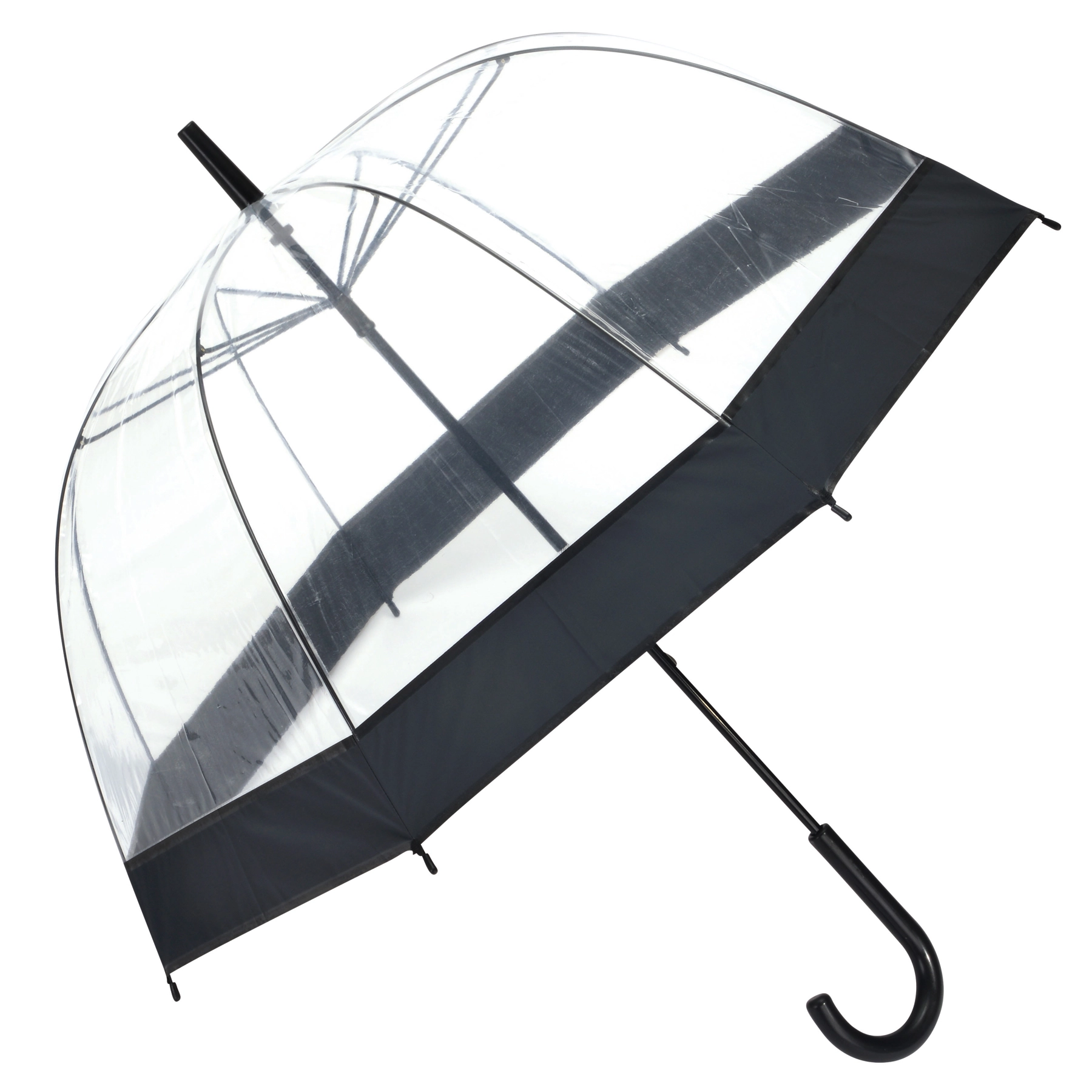 Parasol HONEYMOON, czarny, transparentny 56-0103391