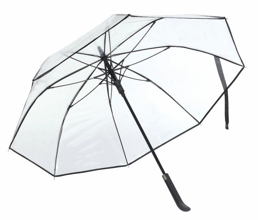 Automatyczny parasol VIP, czarny, transparentny 56-0103401