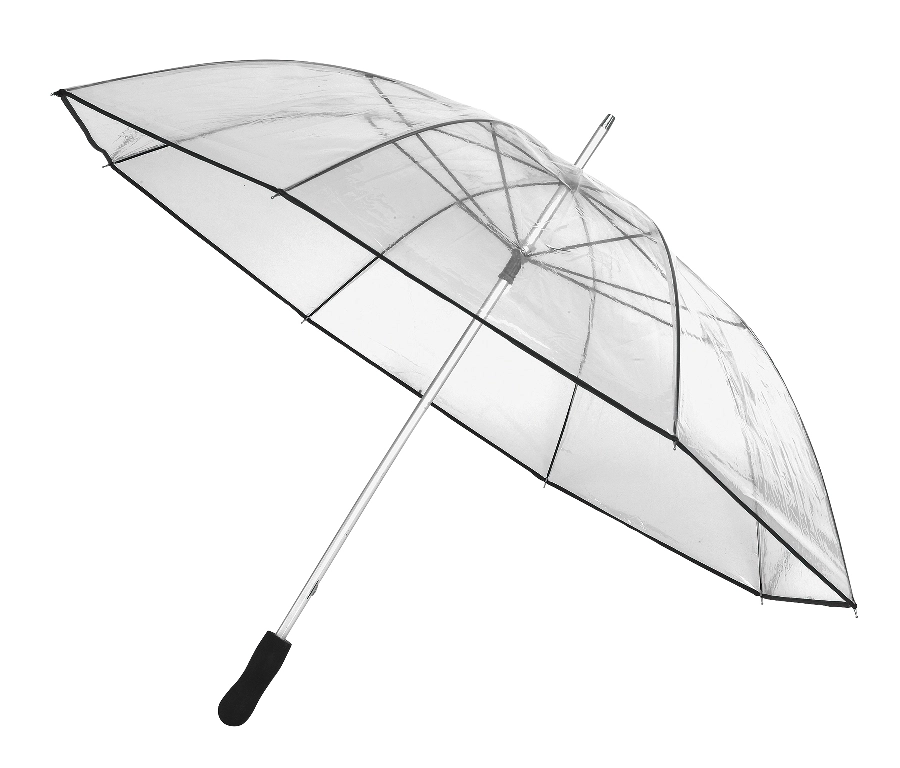 Aluminiowy parasol OBSERVER, transparentny 56-0104036 transparentny