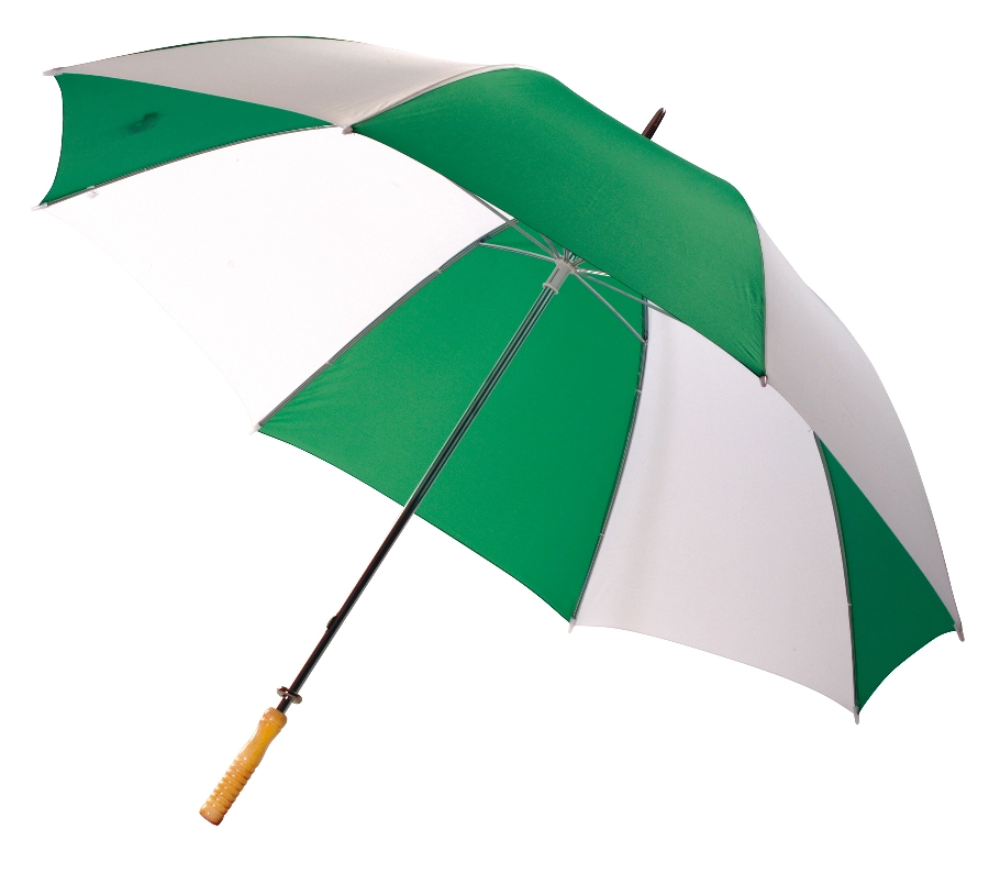 Parasol golf RAINY, zielony/biały 56-0104131 biały
