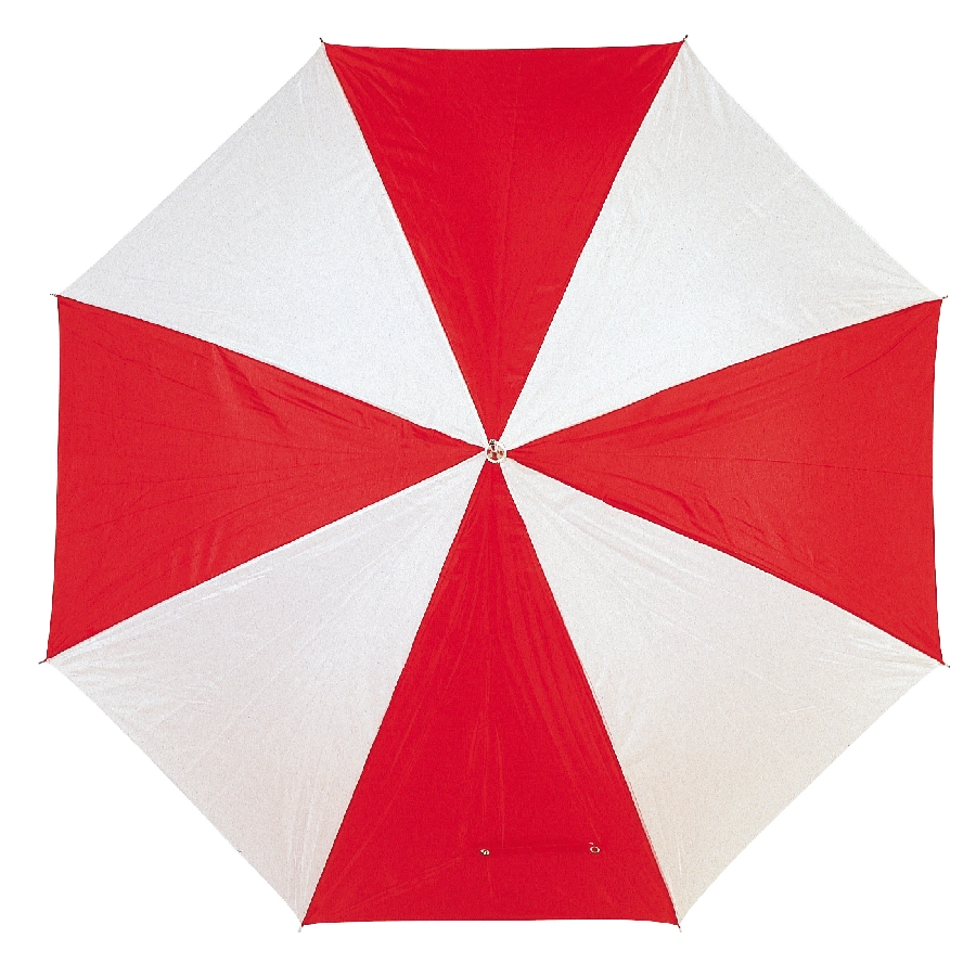 Parasol golf RAINY, czerwony/biały 56-0104132 biały