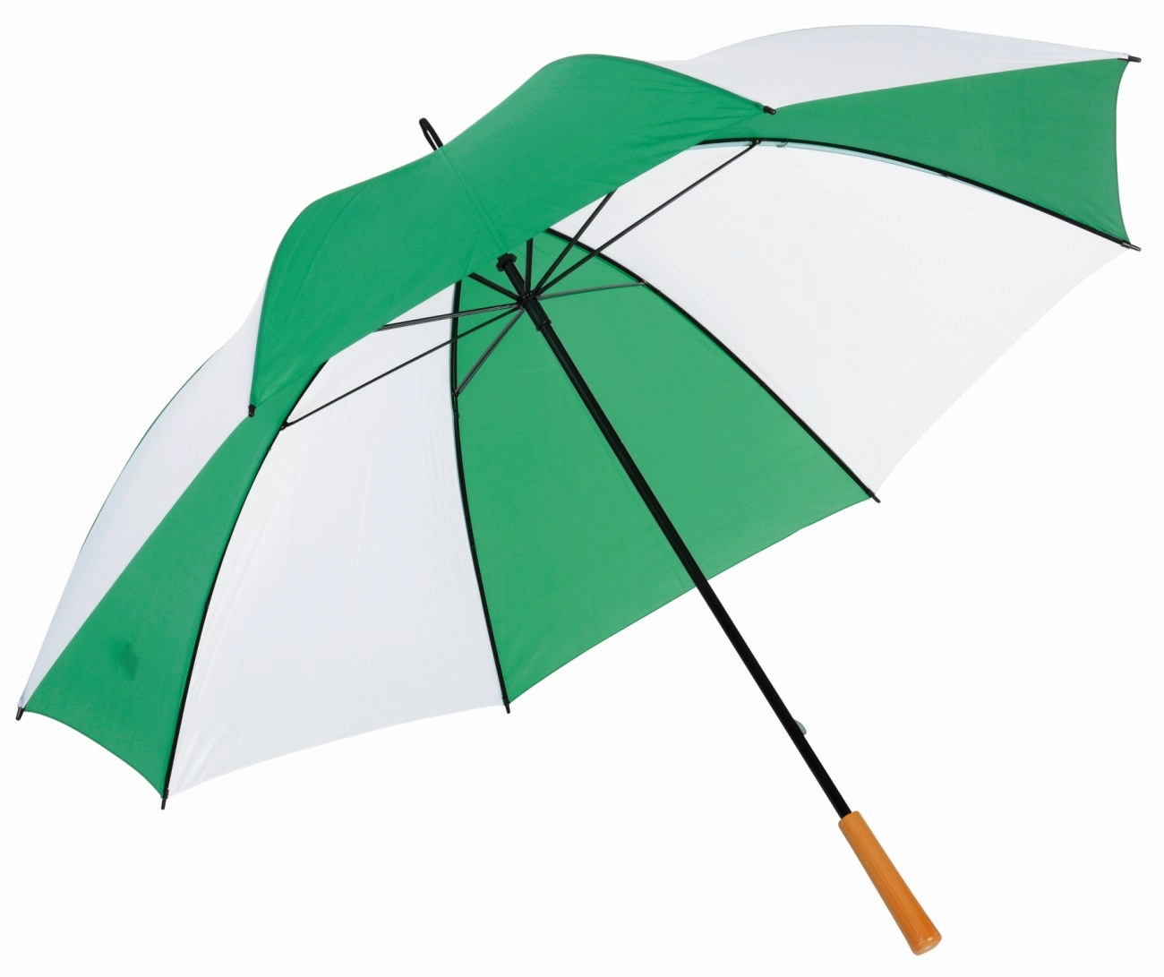 Parasol RAINDROPS, biały, zielony 56-0104228 zielony