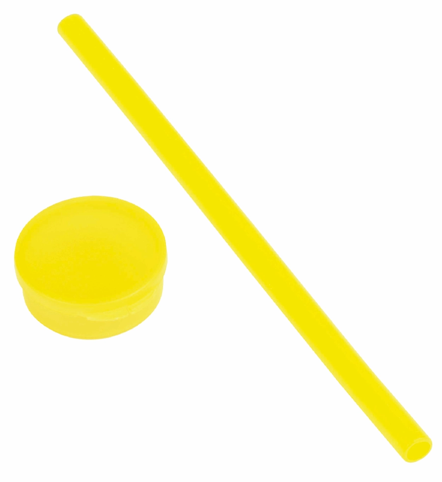 Słomka silikonowa PRACTICALLY 56-0304445 żółty