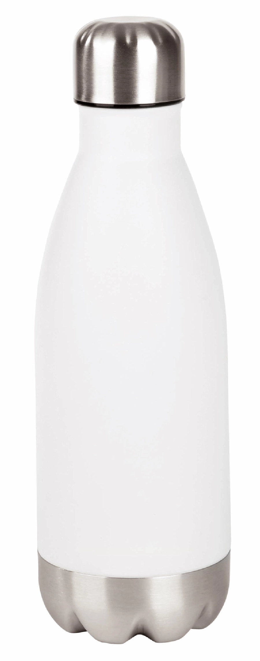 Butelka stalowa PARKY, biały, srebrny 56-0304501