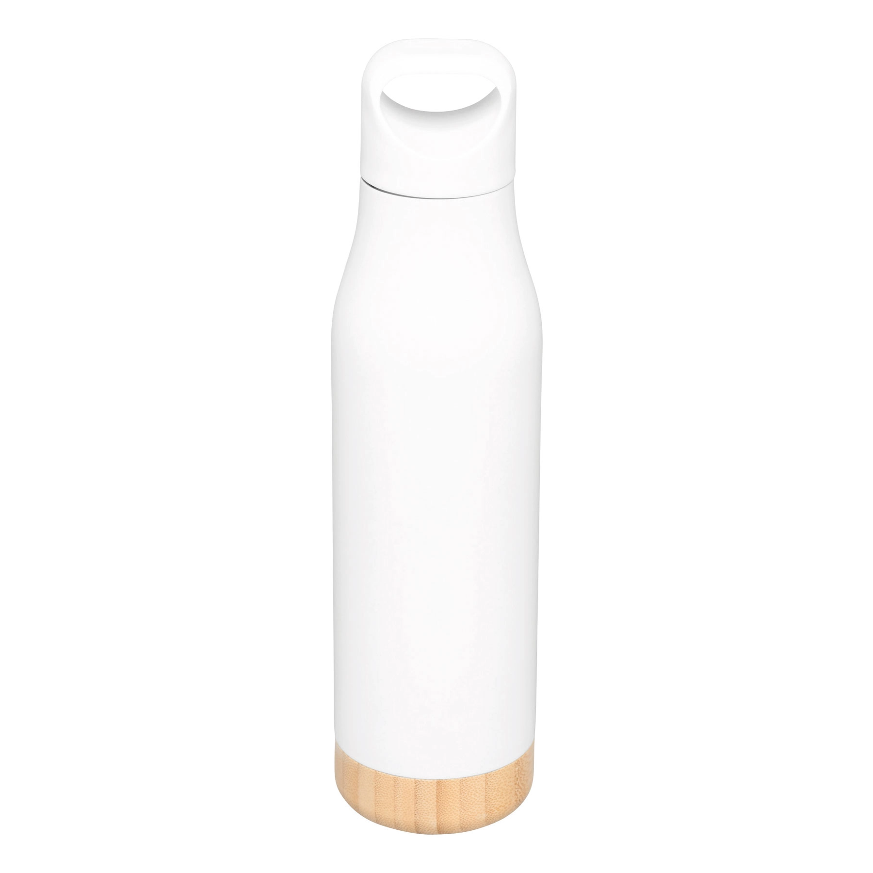 Próżniowa butelka do picia BAMBOO LEGEND, biały 56-0304579