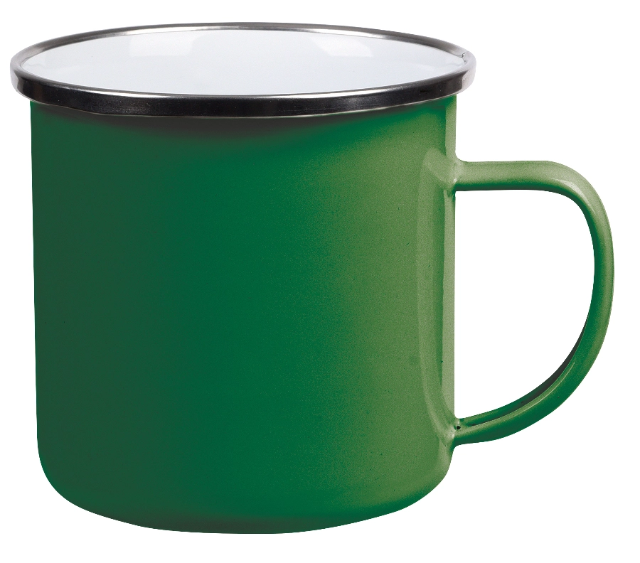 Emaliowany kubek VINTAGE CUP, zielony 56-0304584