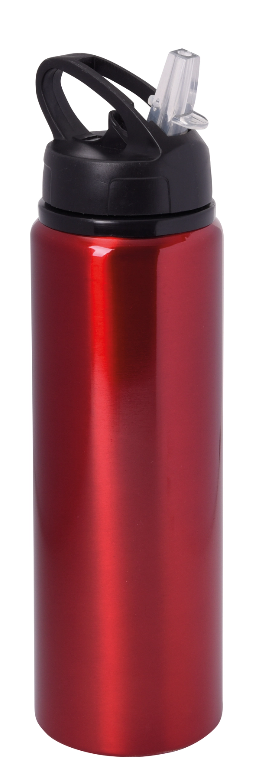 Aluminiowa butelka do picia SPORTY TRANSIT, czerwony 56-0304593