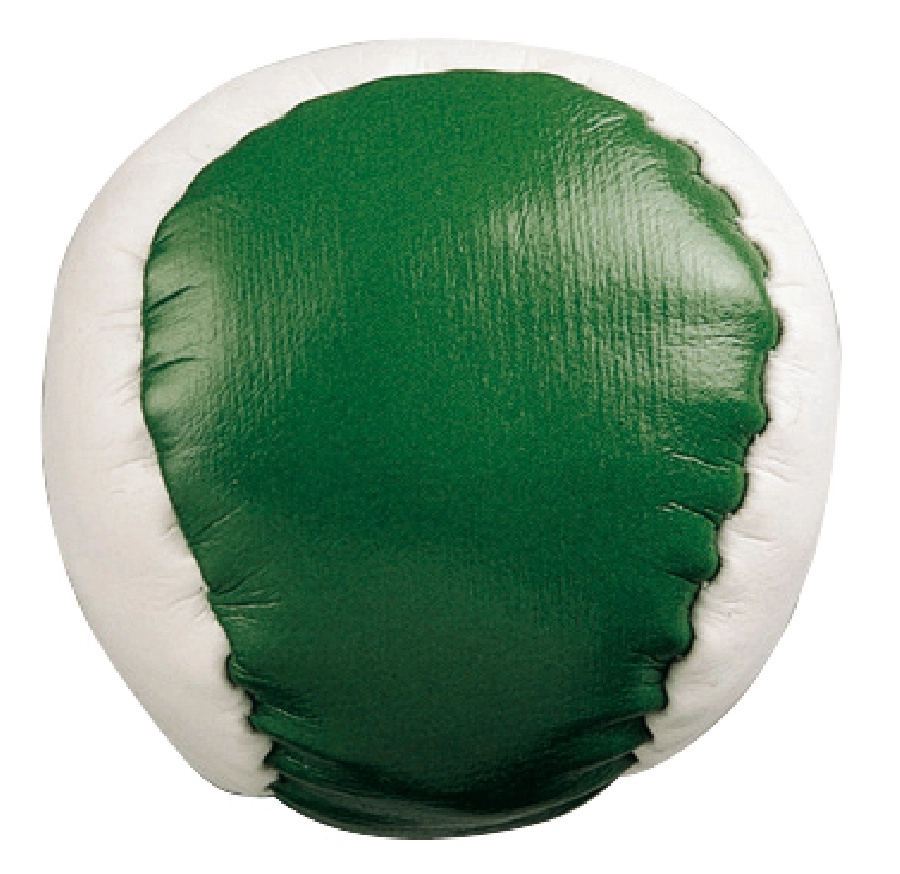 Piłeczka antystresowa JUGGLE, biały, zielony 56-0402104 biały