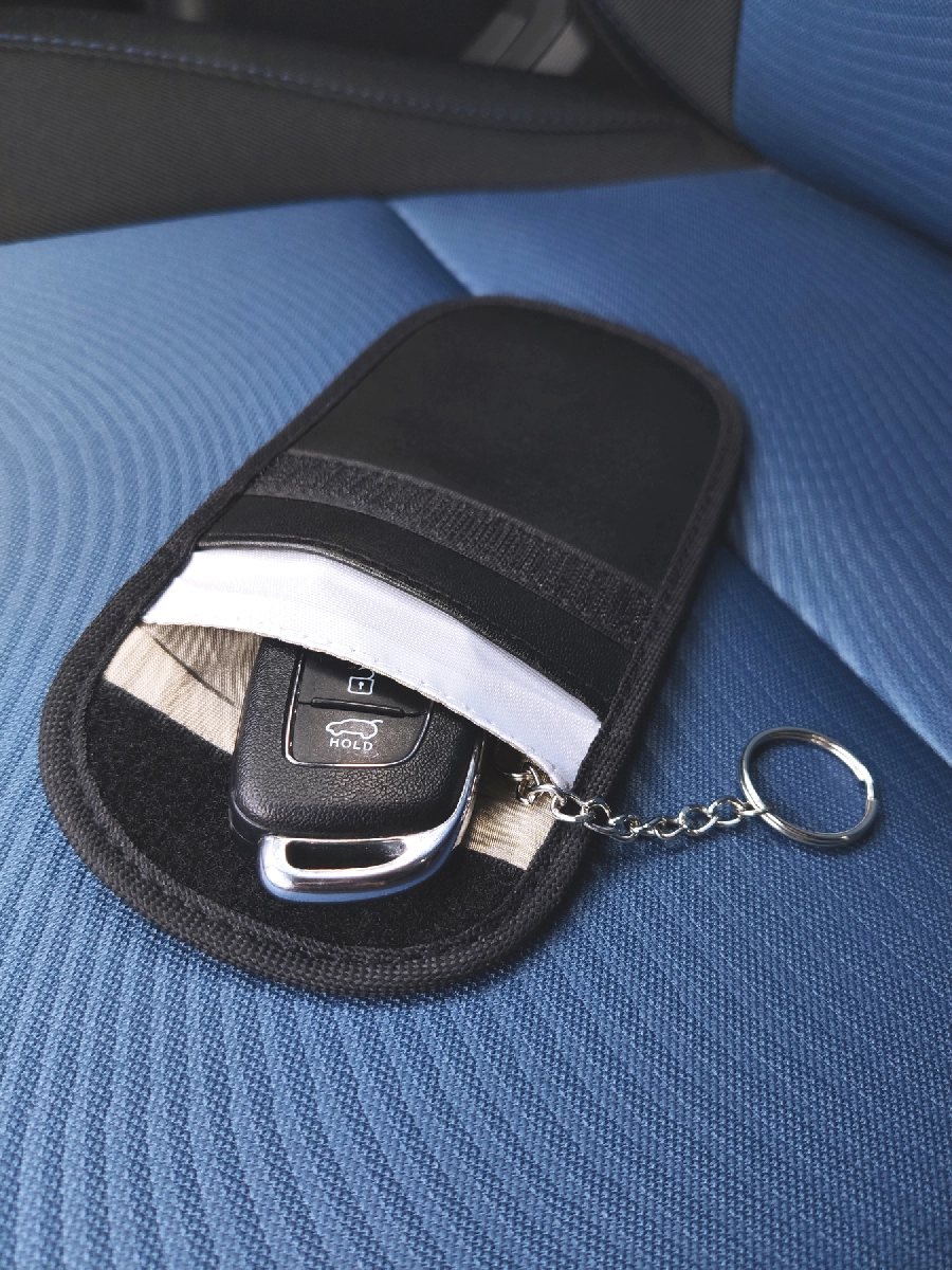 Etui na klucze samochodowe DRIVER z zabezpieczeniem RFID, czarny 56-0402504